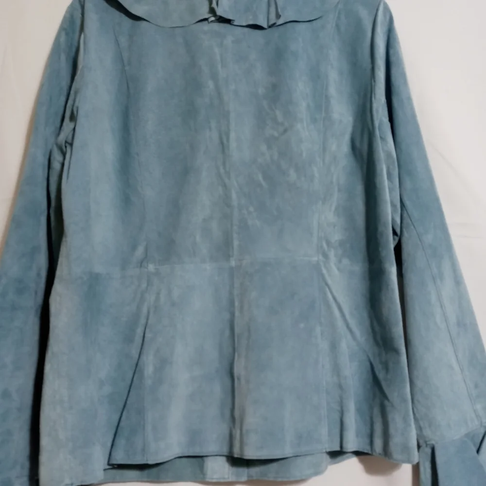 Bagatelle  shirt blue suede vintage - Picture 2 of 9